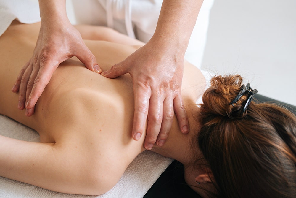 Holistic massage with Essential oils
